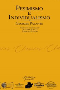 «Pesimismo e individualismo» de Georges Palante